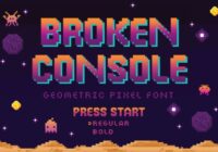 Broken Console Font - Featured Image