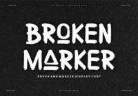 Broken Marker Font - Featured Image