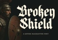 Broken Shield Font - Featured Image