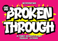 Broken Through Font - Featured Image