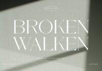 Broken Walken Font - Featured Image