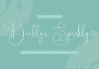 Broklyn Sparkly Font - Featured Image