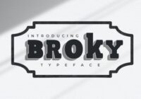 Broky Font - Featured Image