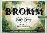 Bromm Font - Featured Image