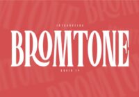Bromtone Font - Featured Image