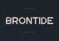 Brontide Font - Featured Image