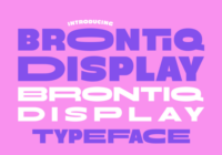 Brontiq Font - Featured Image