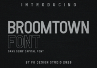 Broomtown Font - Featured Image
