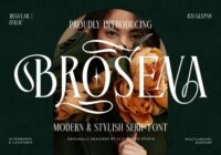 Brosena Font - Featured Image