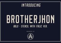 Brother Jhon Duo Font - Featured Image