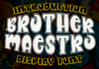 Brother Maestro Font - Featured Image