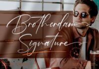 Brotherdam Signature Font - Featured Image