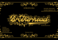 Brotherhead Font - Featured Image