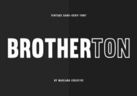 Brotherton Font - Featured Image