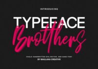 Brotthers Font - Featured Image