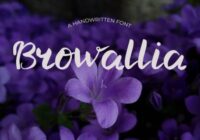 Browallia Font - Featured Image