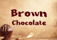 Brown Chocolate Font - Featured Image