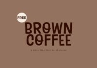 Brown Coffee Font - Featured Image