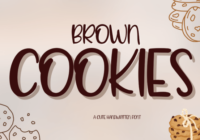 Brown Cookies Font - Featured Image