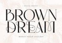 Brown Dream Font - Featured Image