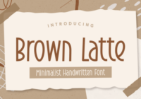 Brown Latte Font - Featured Image