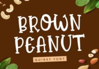 Brown Peanut Font - Featured Image