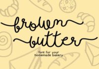 Brownbutter Font - Featured Image