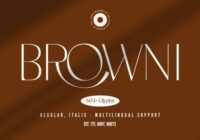 Browni Font - Featured Image