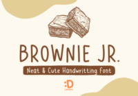 Brownie Jr Font - Featured Image