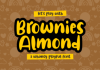 Brownies Almond Font - Featured Image