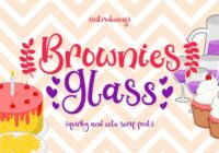 Brownies Glass Font - Featured Image