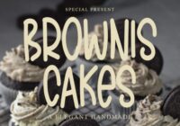 Brownis Cakes Font - Featured Image