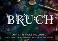 Bruch Font - Featured Image