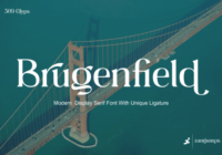 Brugenfield Font - Featured Image