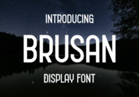 Brusan Font - Featured Image