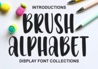 Brush Alphabet Font - Featured Image