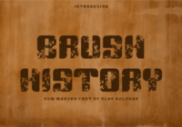 Brush History Font - Featured Image