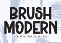 Brush Modern Font - Featured Image