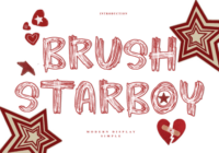 Brush Starboy Font - Featured Image