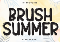 Brush Summer Font - Featured Image