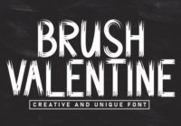 Brush Valentine Font - Featured Image