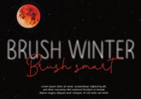 Brush Winter Font - Featured Image