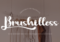 Brushilless Font - Featured Image