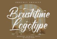 Brushtime Logotype Font - Featured Image