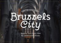 Brussels City Font - Featured Image