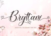 Bryttani Font - Featured Image