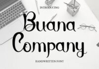 Buana Company Font - Featured Image