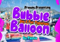 Bubble Balloon Font - Featured Image