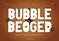 Bubble Beoged Font - Featured Image