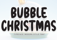 Bubble Christmas Font - Featured Image